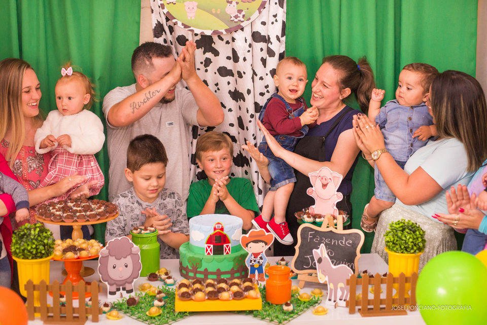 Aniversário infantil em Riozinho RS - Joaquim 01 ano