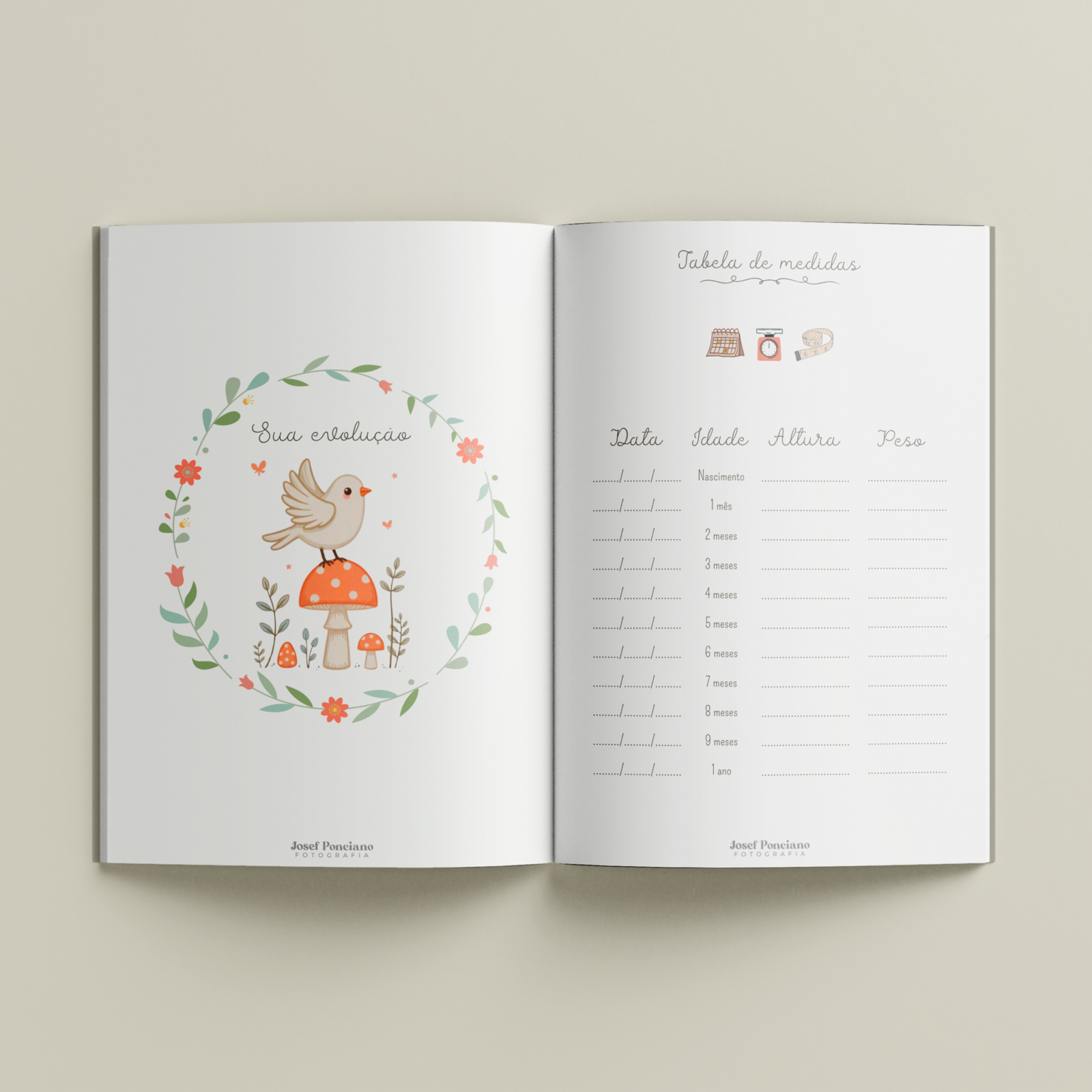 Foto Livro de Recordações do Bebê para Imprimir: Guarde Cada Momento Especial Foto Livro de Recordações do Bebê para Imprimir: Guarde Cada Momento Especial - Imagem 7